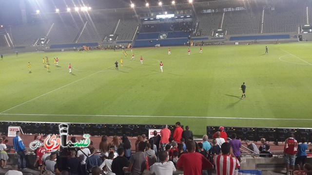 الحكم القسماوي لكرة القدم اسماعيل عدنان يقود مباراة الشبيبة أ  بملعب بلومفيلد بيافا